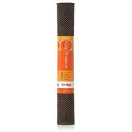 CON-TACT BRAND Grip Premium Drawer and Shelf Liner, Chocolate 12"x4 Ft., PK6 04F-C6L1B-06